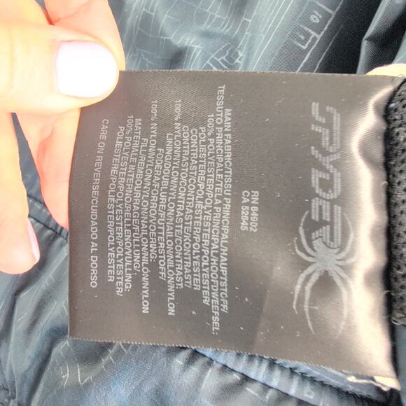 Spyder Thinsulate Ski Snowboard Coat Vented Sides Green Adult Size XL - Picture 9 of 15